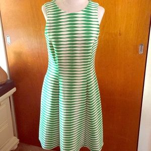 Green Striped Dress